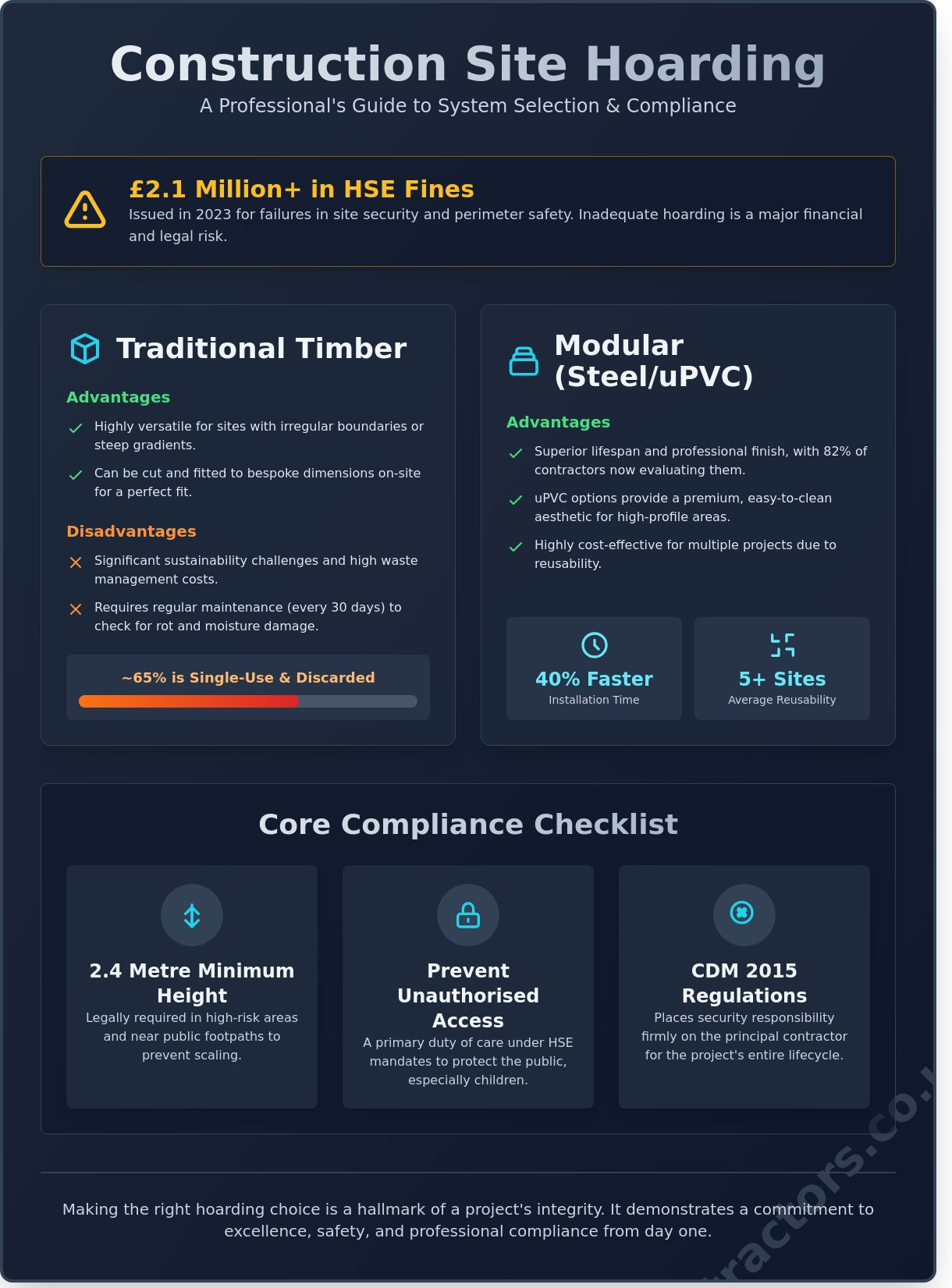 Construction Site Hoarding: A Professional Guide to Safety and Compliance