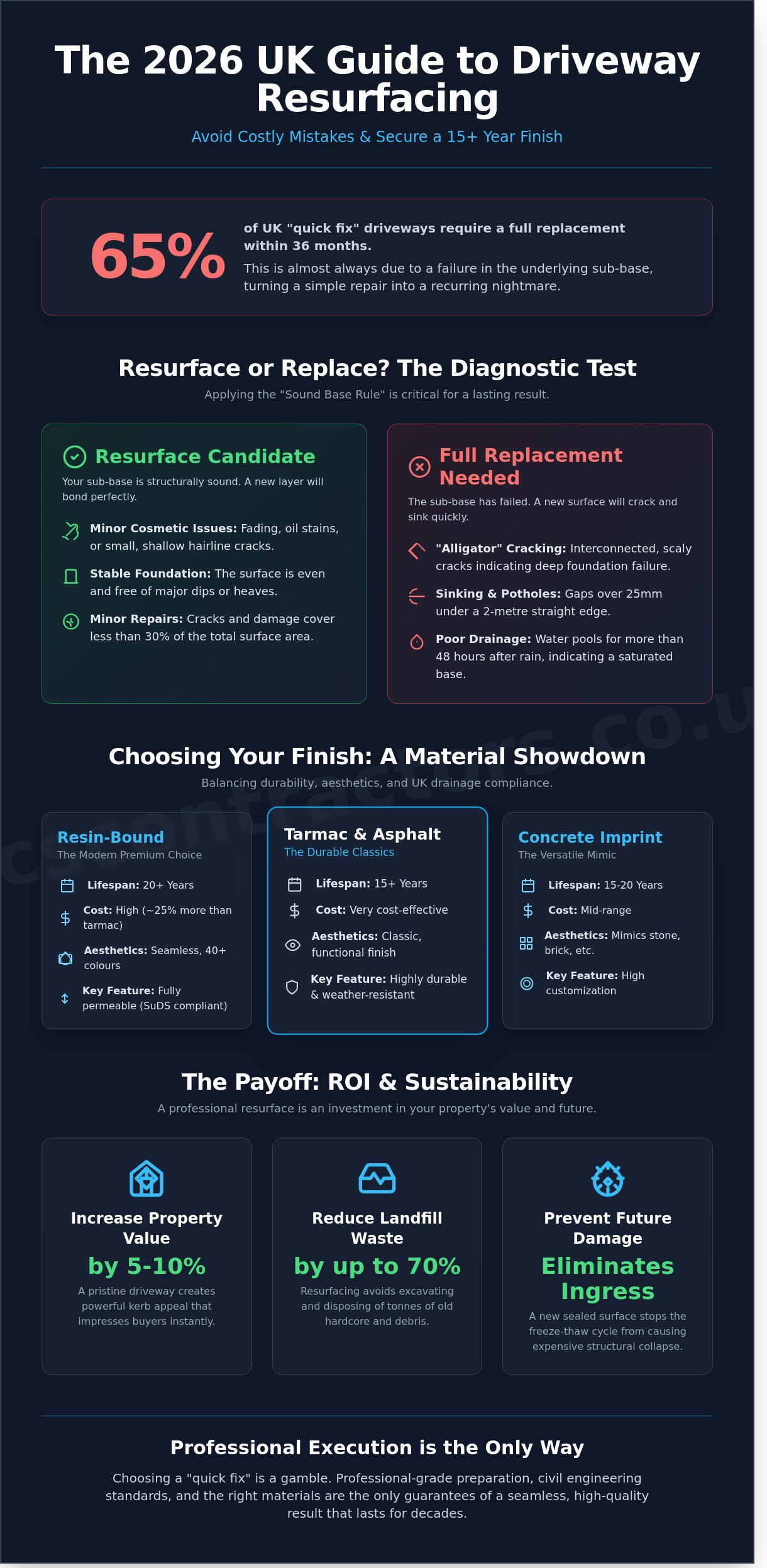 Driveway Resurfacing: A Complete Guide to Materials, Costs, and Methods (2026)